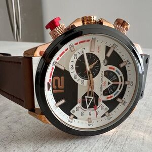 Gold & Brown Watch